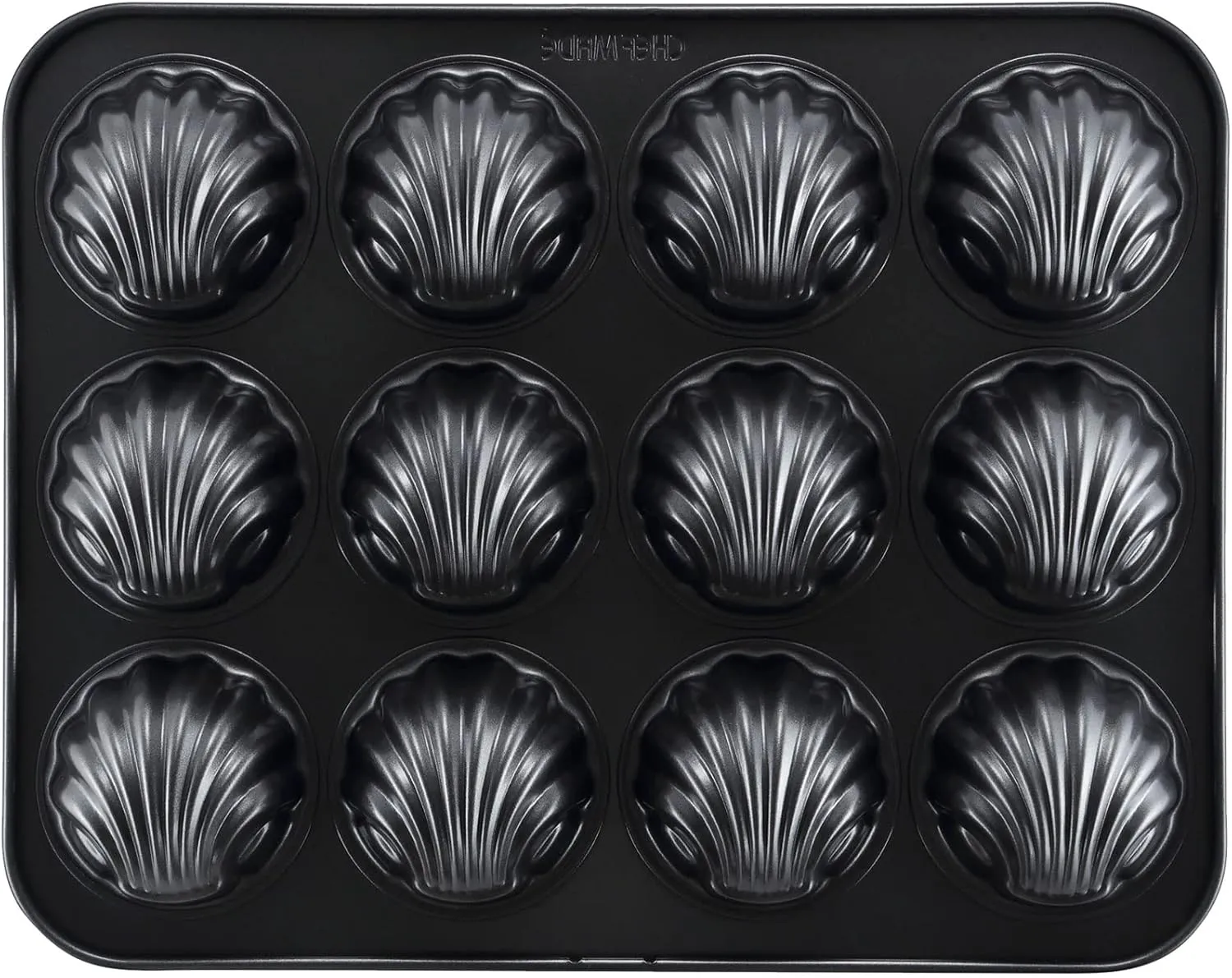 CHEFMADE Madeleine Pan, Nonstick 12 Cavity Spherical Shell Madeline Bakeware