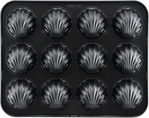 CHEFMADE Madeleine Pan, Nonstick 12 Cavity Spherical Shell Madeline Bakeware