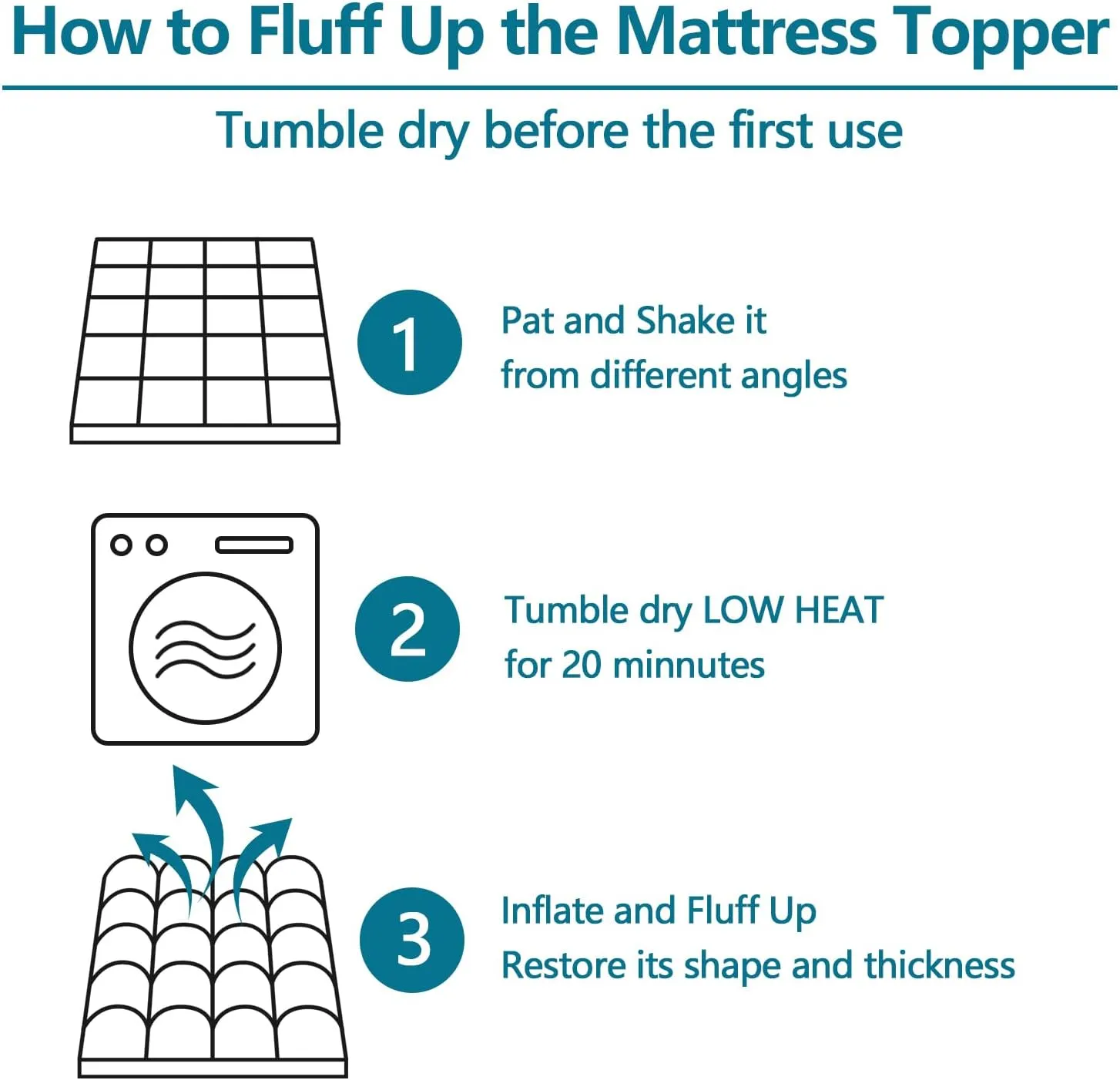 CHOKIT Full Mattress Topper, Extra Thick Pillow Top Mattress Pad for Back Pain Relief, Cooling Bed Topper Mattress Cover with 8-21 Inch Deep Pocket
