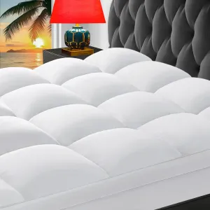 CHOKIT Full Mattress Topper, Extra Thick Pillow Top Mattress Pad for Back Pain Relief, Cooling Bed Topper Mattress Cover with 8-21 Inch Deep Pocket