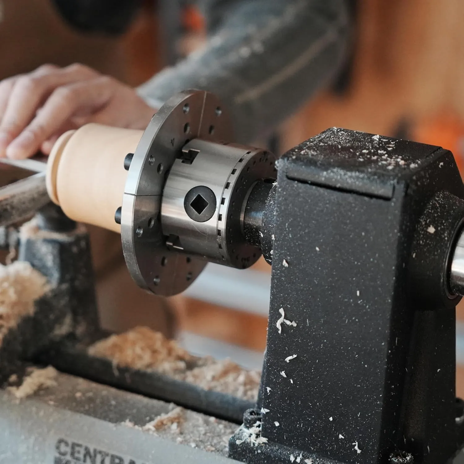 CK-2.75Z-FJ5 5" Flat Jaws with 16pcs Plug Screws for BMWOOD CK-2.75" Series Woodlathe Chuck, Woodturning tools.