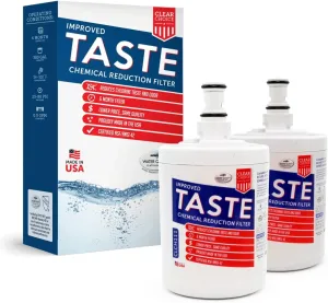 Clear Choice Taste Filter Replacement for Whirlpool 8171413 WFI-NL200 Filter Compatible with 2204324 2204326 2206039 2206048 Refrigerator Water Filter, NSF/ANSI 42, Box of 2, Made in the USA