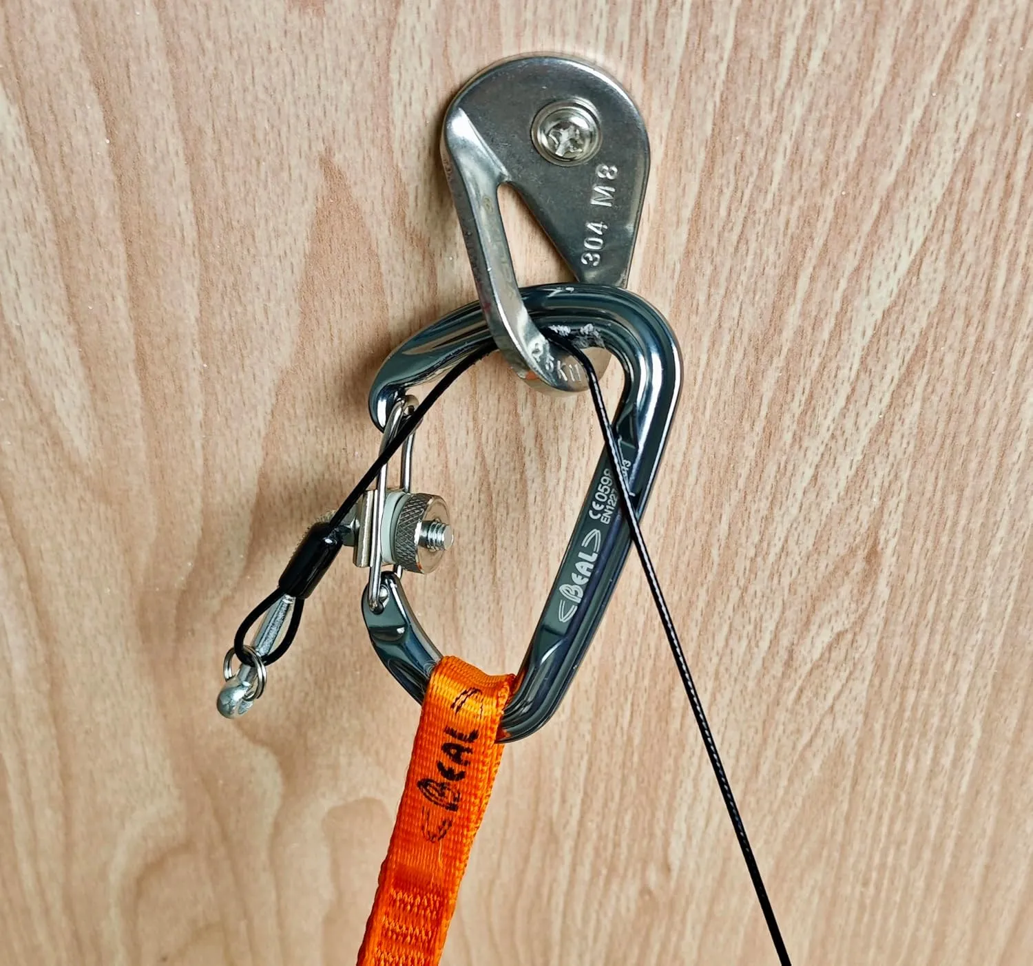 Climbing Gear Recovery Device - It Provides Climbers a Safe Way to Bail Without Having to Leave Carabiner & Quickdraw on The Crux of The Climb.