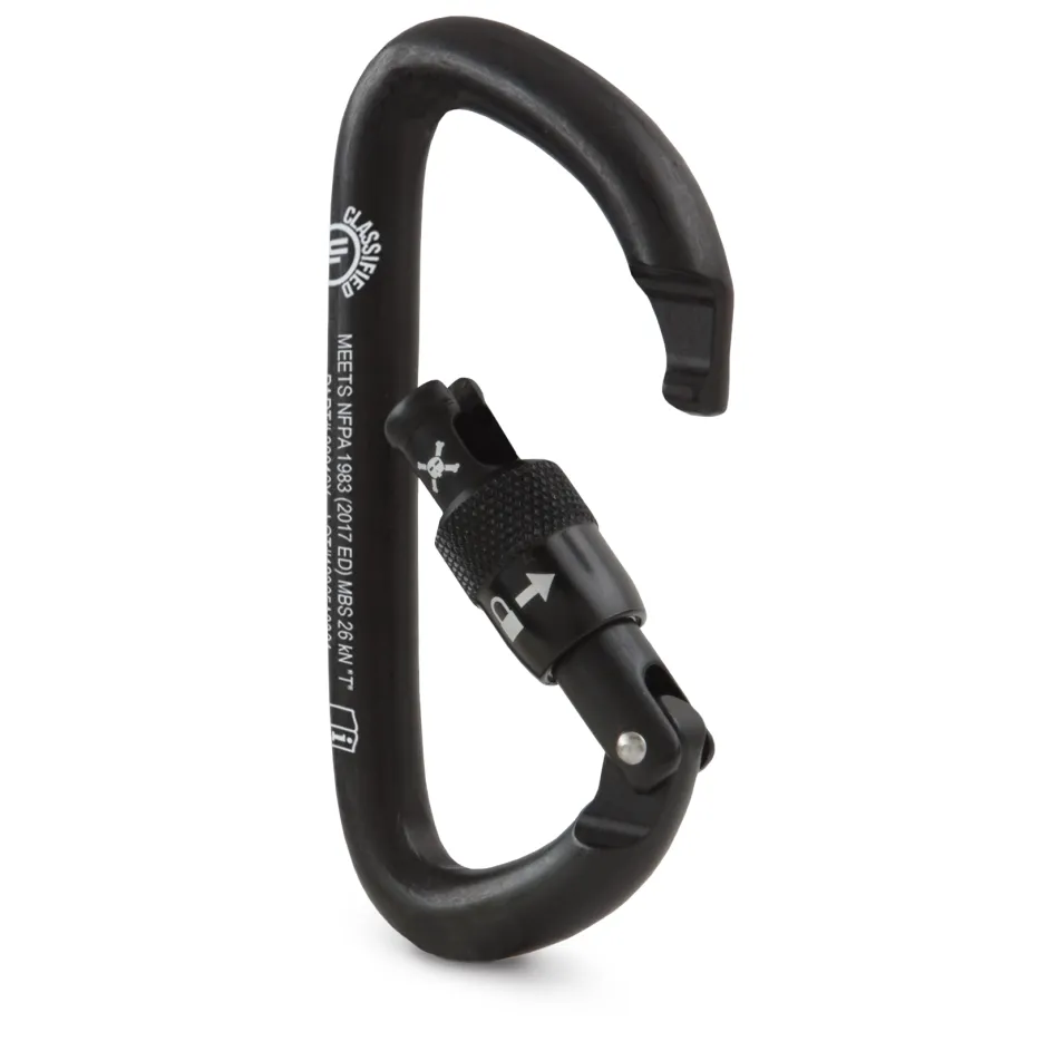 CMC ProTech Locking D Screw-Lock Carabiner