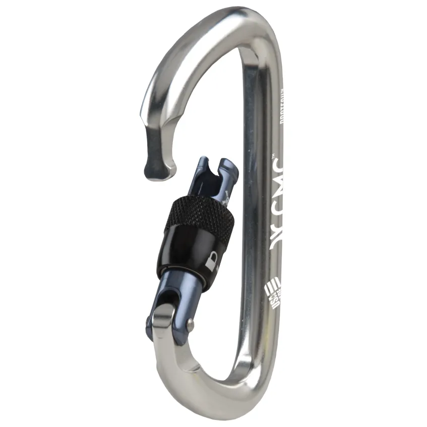 CMC ProTech Locking D Screw-Lock Carabiner