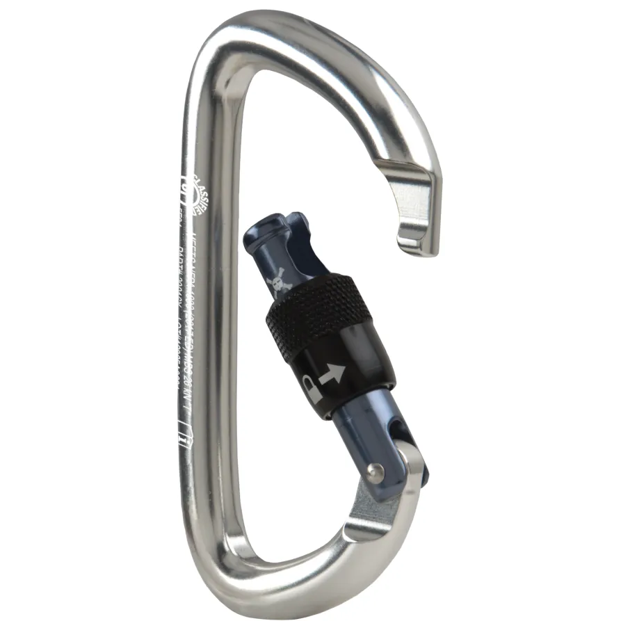 CMC ProTech Locking D Screw-Lock Carabiner
