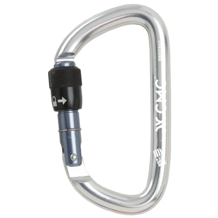 CMC ProTech Locking D Screw-Lock Carabiner