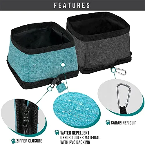 Collapsible Dog/Cat Bowl Set