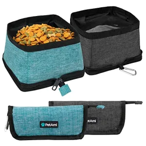 Collapsible Dog/Cat Bowl Set