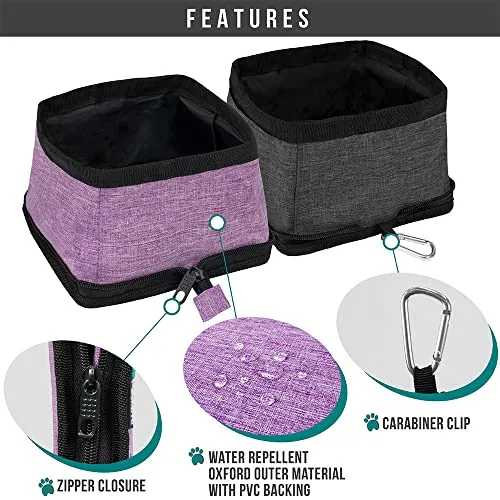 Collapsible Dog/Cat Bowl Set