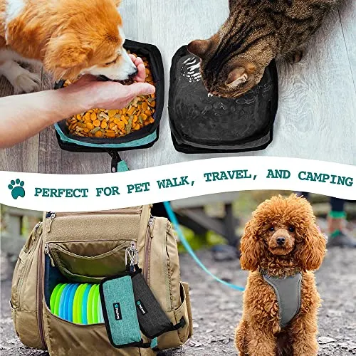 Collapsible Dog/Cat Bowl Set