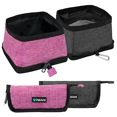 Collapsible Dog/Cat Bowl Set