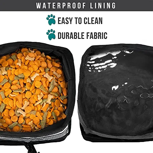 Collapsible Dog/Cat Bowl Set
