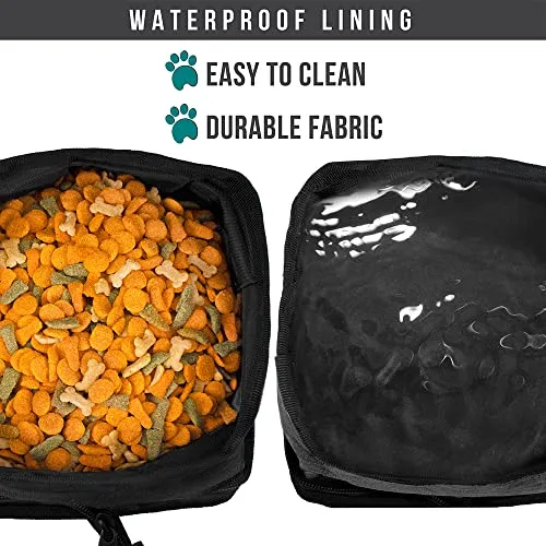Collapsible Dog/Cat Bowl Set