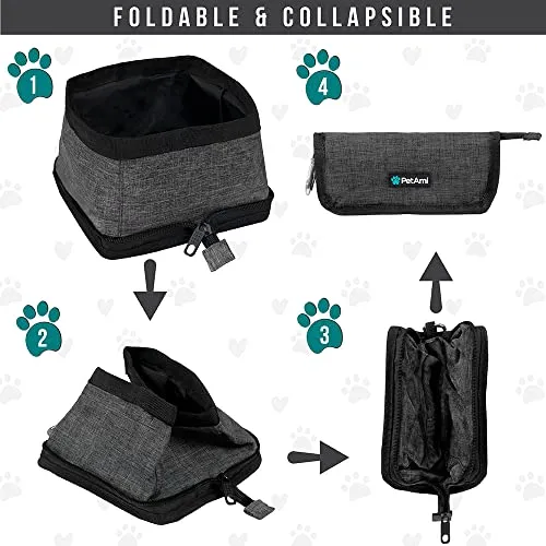 Collapsible Dog/Cat Bowl Set