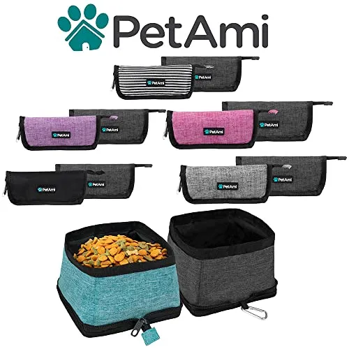 Collapsible Dog/Cat Bowl Set