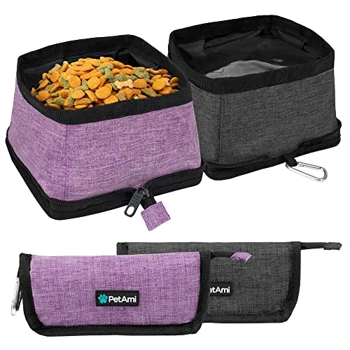 Collapsible Dog/Cat Bowl Set