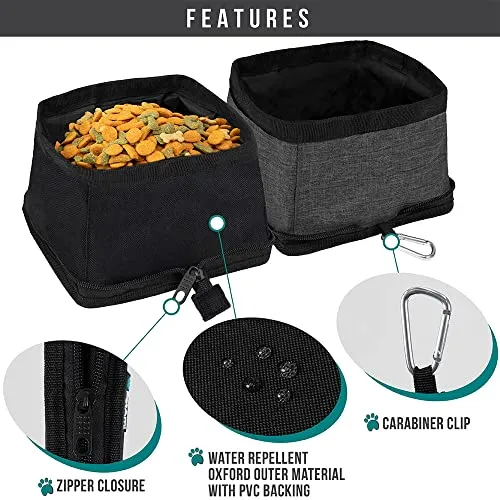 Collapsible Dog/Cat Bowl Set