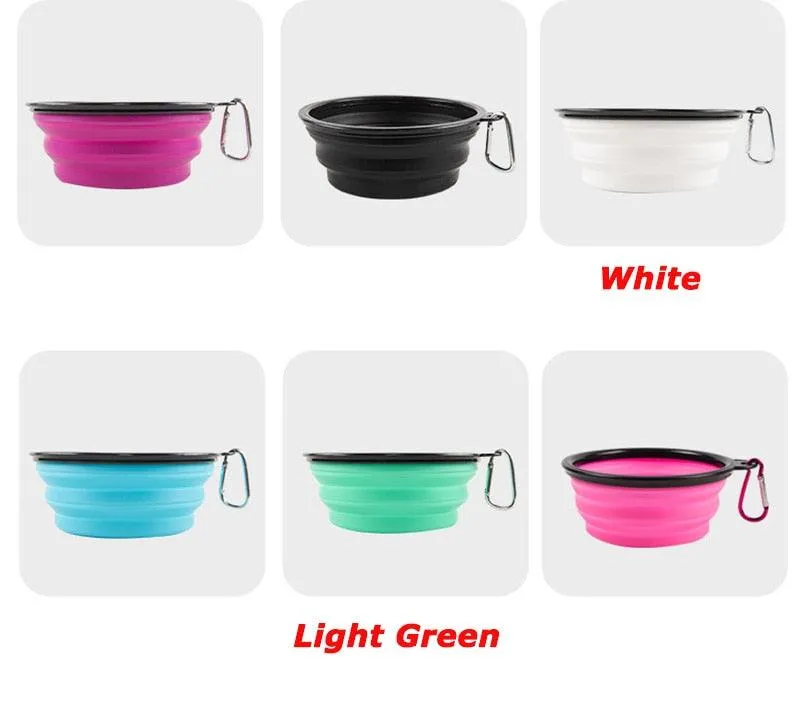 Collapsible Pet Silicone Bowl