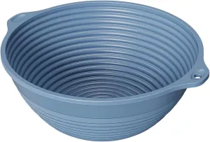 Collapsible Silicone Mixing Bowl, 8.9 Inch Portable Foldable Food Storage Container for Camping, Hiking, & Kitchen Use