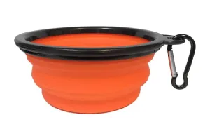 Collapsible Travel Bowl With Carabiner