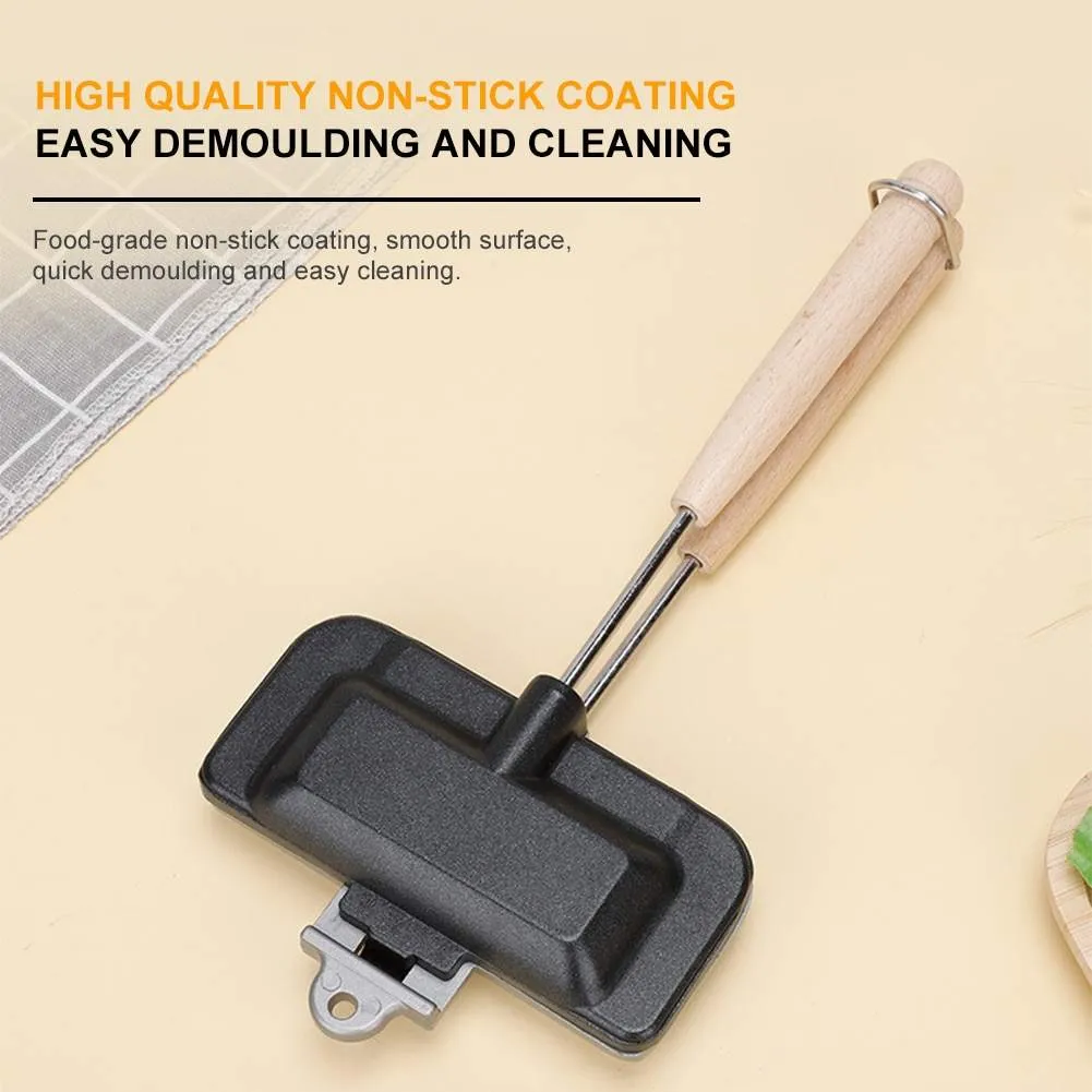 Compact Camping Sandwich Baking Pan for Outdoor Adventure