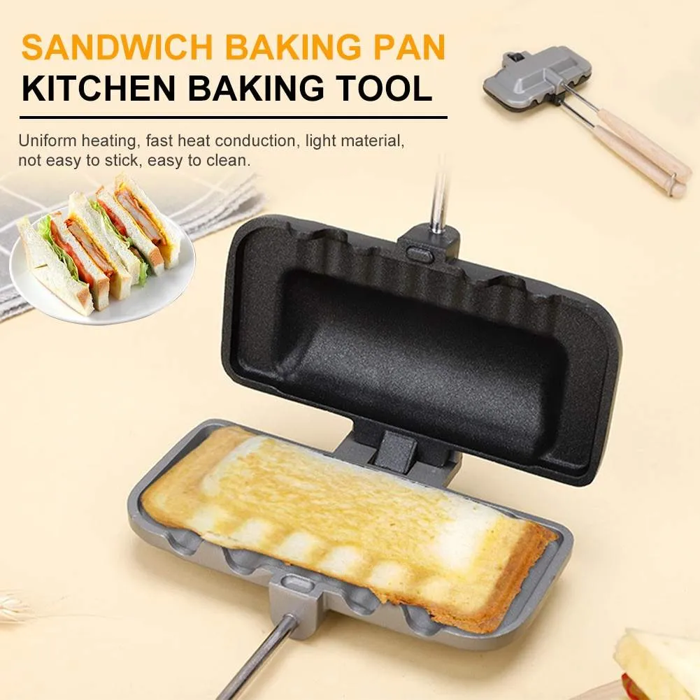 Compact Camping Sandwich Baking Pan for Outdoor Adventure