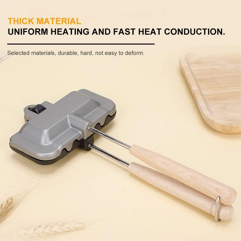 Compact Camping Sandwich Baking Pan for Outdoor Adventure