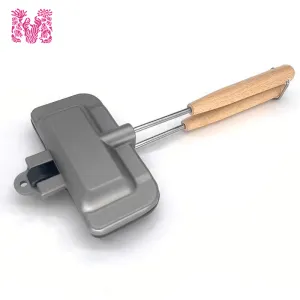 Compact Camping Sandwich Baking Pan for Outdoor Adventure