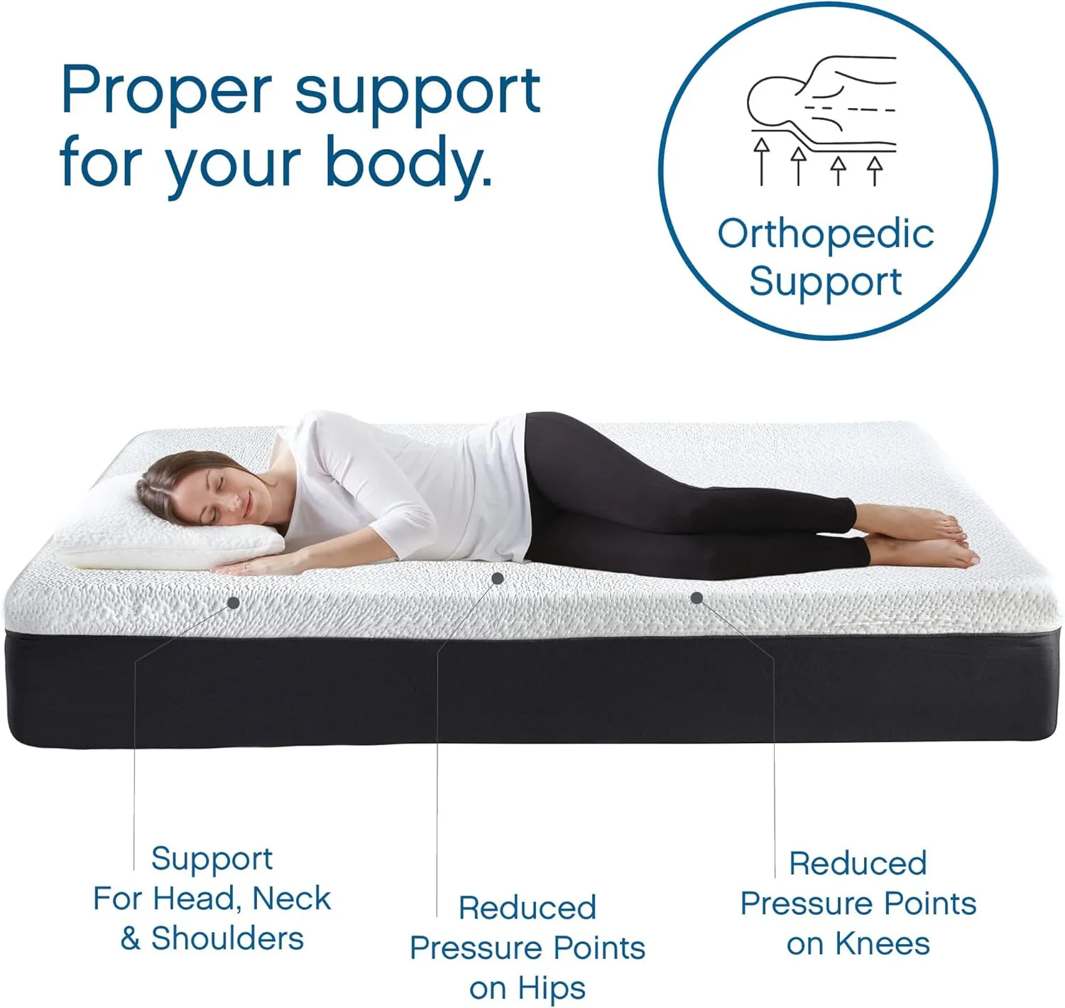 Cool Gel 12 Inch Full Size Mattress Memory Foam Medium Firm, Gel Memory Foam Mattress Full Matress Cooling, Made in the USA, 12" Depth with Pressure Relief, CertiPUR-US Certified No Fiberglass, Bed