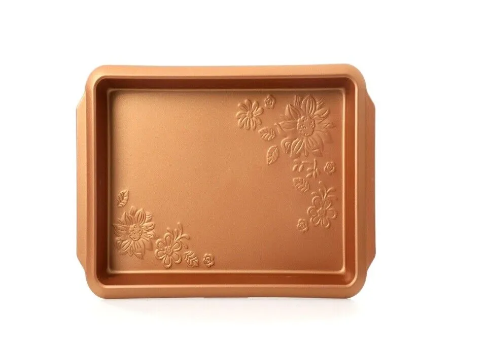 Copper Nonstick Steel Set 4 Pieces Durable Tart