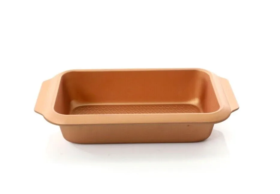 Copper Nonstick Steel Set 4 Pieces Durable Tart