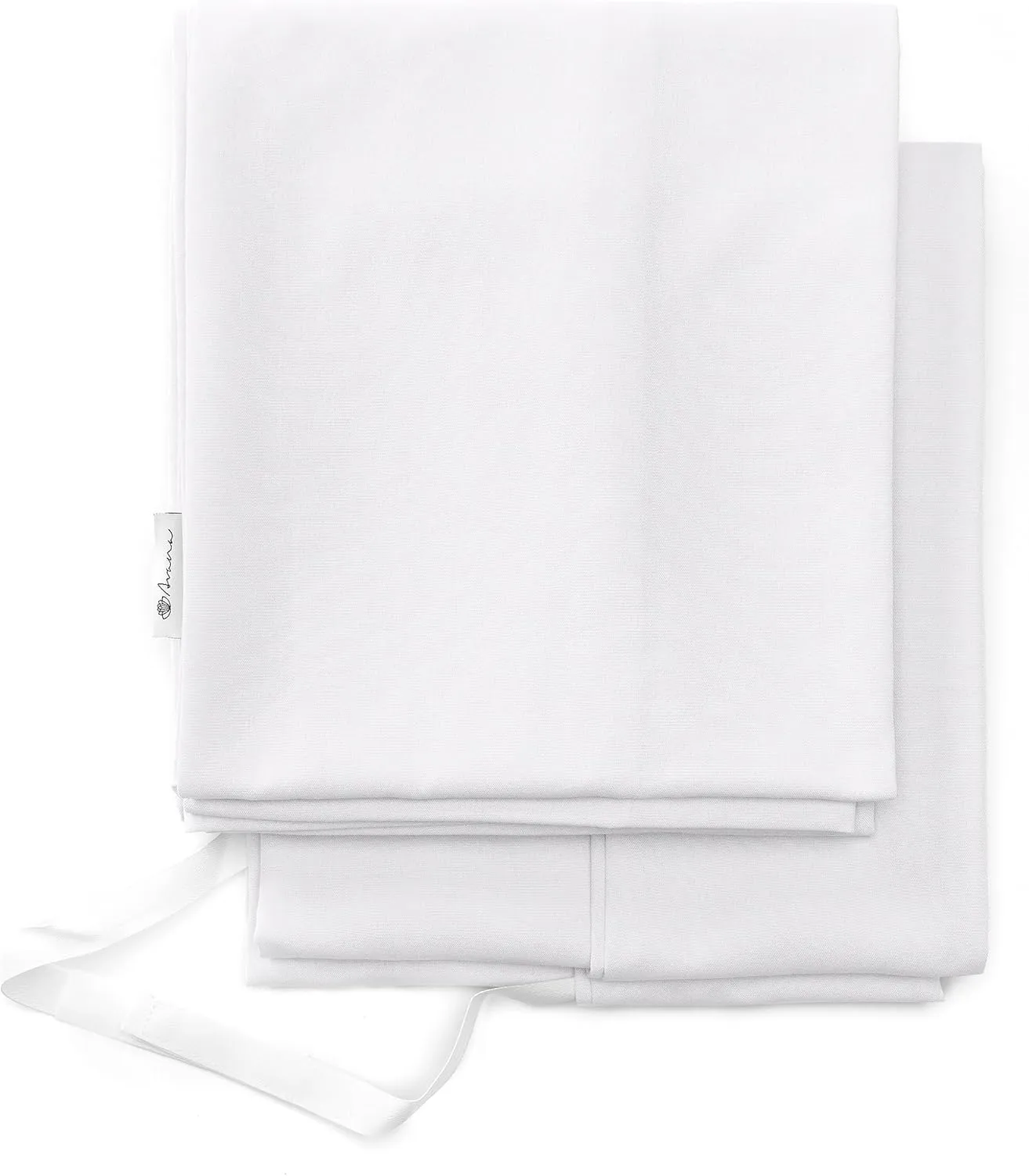 Covers for Avana Mattress Elevator - King Size, Covers ONLY, Poly/Cotton, White