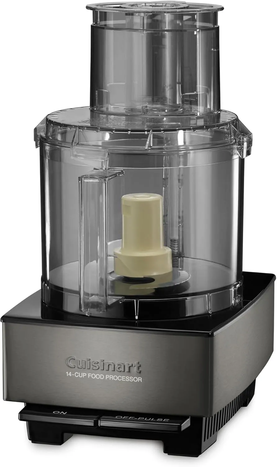 Cuisinart Food Processor 14-Cup Vegetable Chopper for Mincing, Dicing, Shredding, Puree & Kneading Dough, Black Stainless, DFP-14BKSY