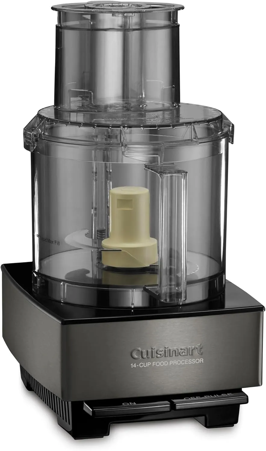 Cuisinart Food Processor 14-Cup Vegetable Chopper for Mincing, Dicing, Shredding, Puree & Kneading Dough, Black Stainless, DFP-14BKSY