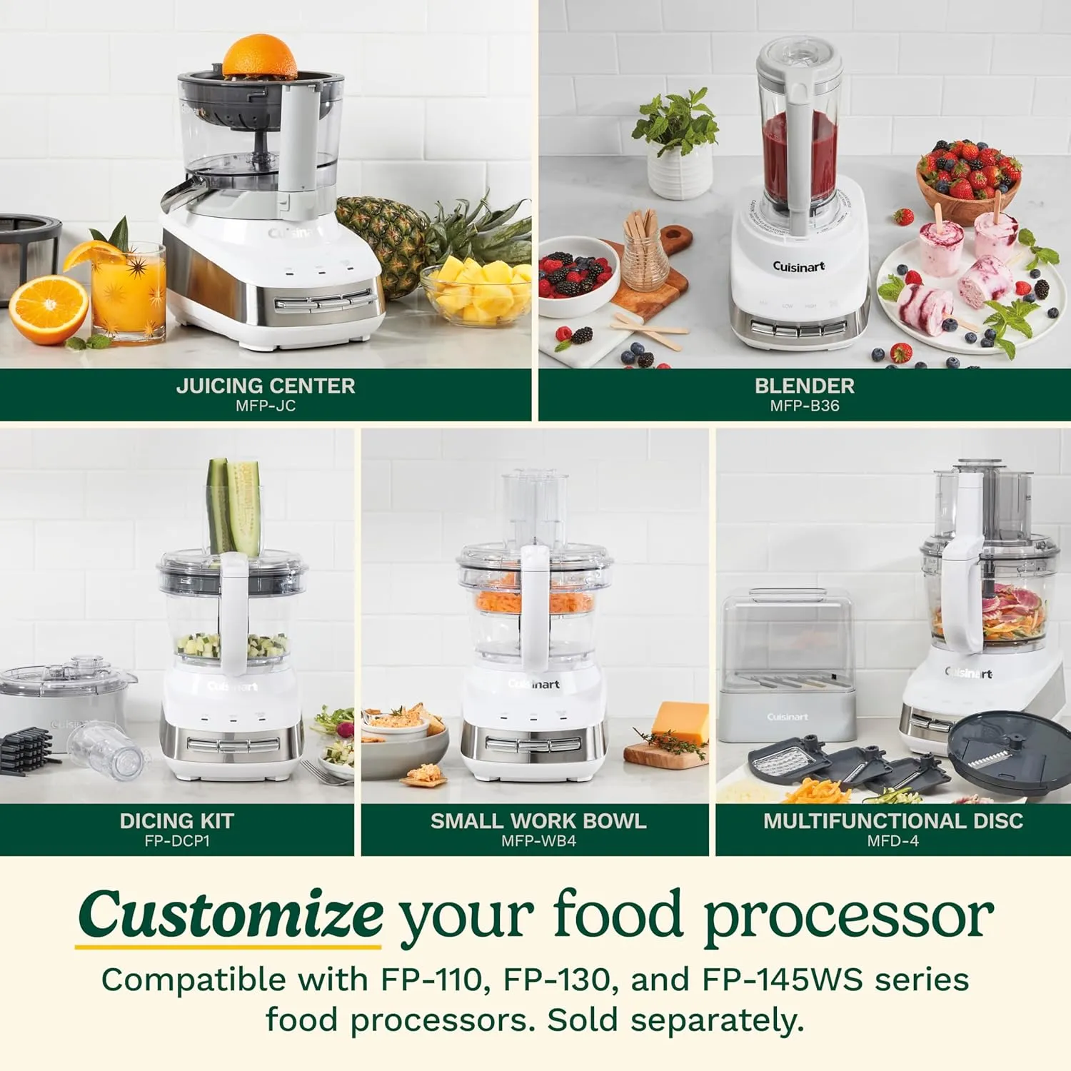 Cuisinart FP-130AG Core Custom 13-Cup Multifunctional Food Processor, Anchor Gray