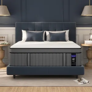 DIFAME Full Size Mattress, 12 Inch Gel Memory Foam Hybrid Full Mattress in a Box with Independent Pocket Spring,Edge Support, Motion Isolation, Pressure Relief, Medium