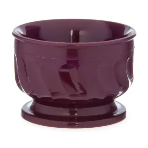 DINEX DX320061 Turnbury Urethane Foam Insulated Pedestal Base Bowl, 3-1/2" Diameter x 2-3/8" Height, 5oz Capacity, Cranberry (Case of 48)