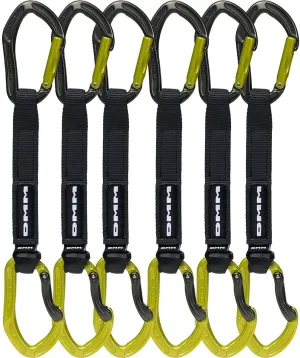 DMM Alpha Sport Quickdraw - Titanium/Lime 25cm - 6 Pack