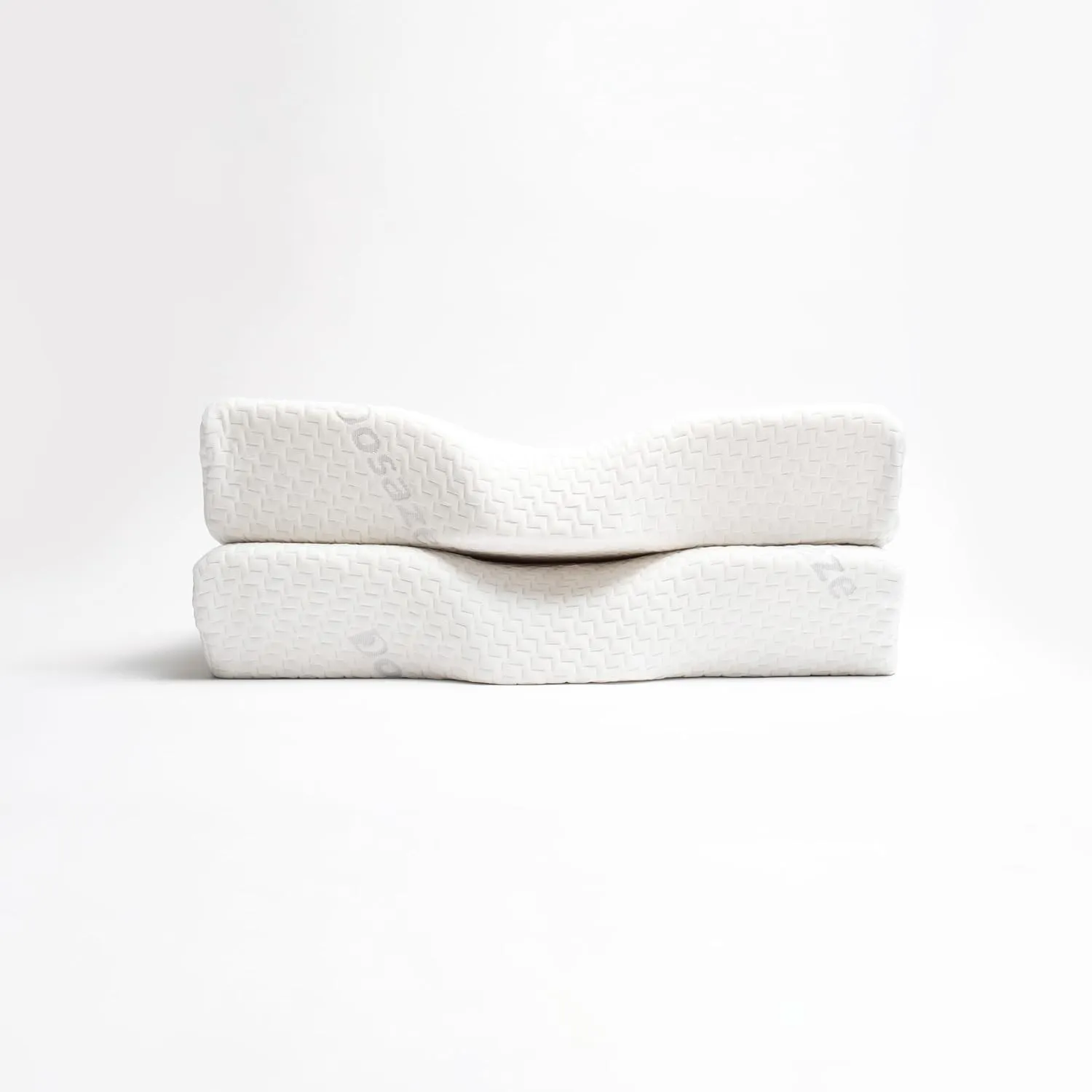 Dosaze Contoured Orthopedic Pillow, Queen Size Bed Pillow for Neck Pain Relief - Medium Firm, Bed Pillow for Back, Stomach and Side Sleepers, CertiPUR-US/Oeko-Tex