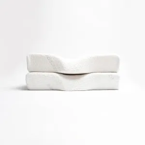 Dosaze Contoured Orthopedic Pillow, Queen Size Bed Pillow for Neck Pain Relief - Medium Firm, Bed Pillow for Back, Stomach and Side Sleepers, CertiPUR-US/Oeko-Tex