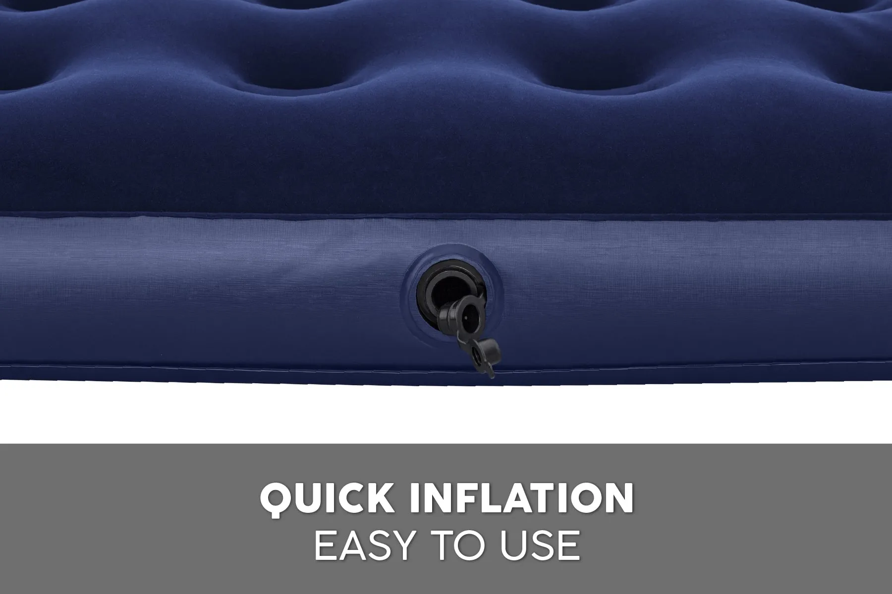 Double Flocked Airbed Inflatable Air Mattress
