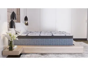 Dreamstage Value Amethyst Euro Top 15" Medium Grey Full Mattress
