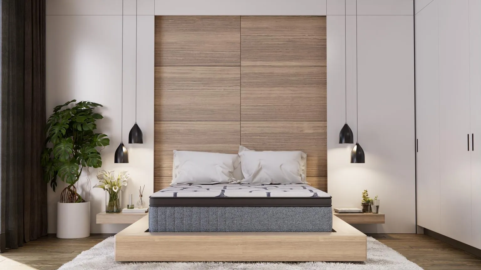 Dreamstage Value Amethyst Euro Top 15" Medium Grey Full Mattress