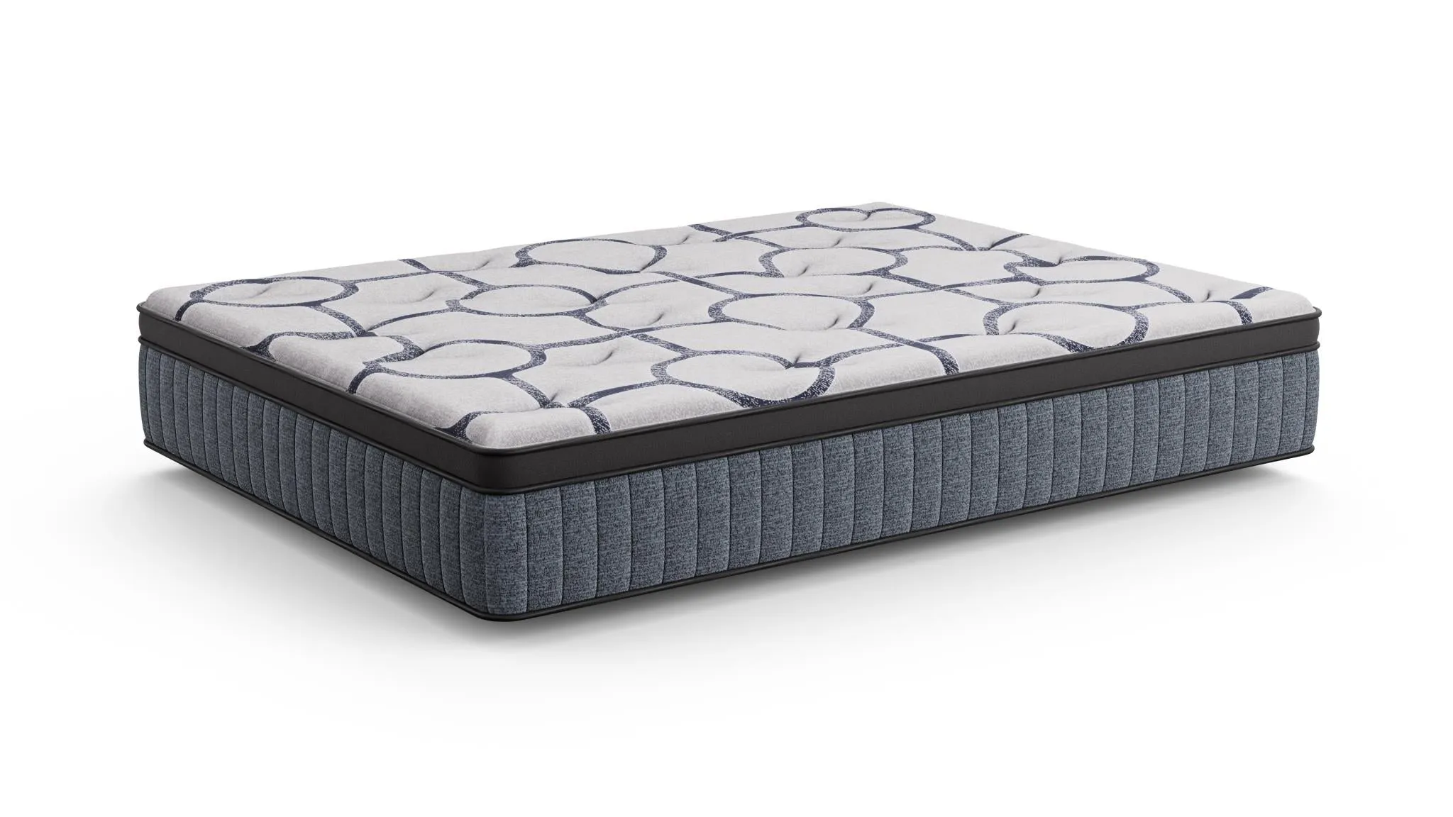 Dreamstage Value Amethyst Euro Top 15" Medium Grey Full Mattress