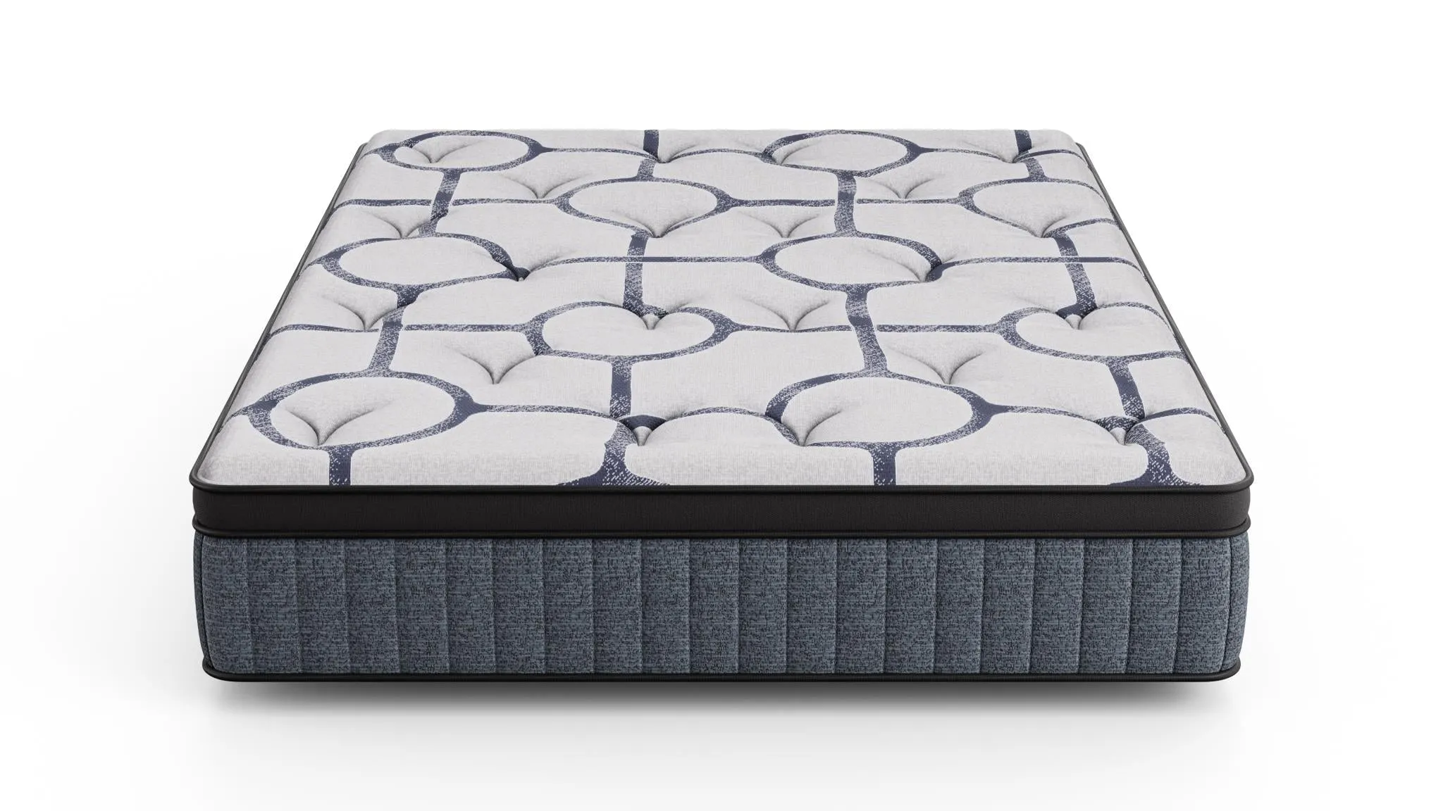 Dreamstage Value Amethyst Euro Top 15" Medium Grey Full Mattress