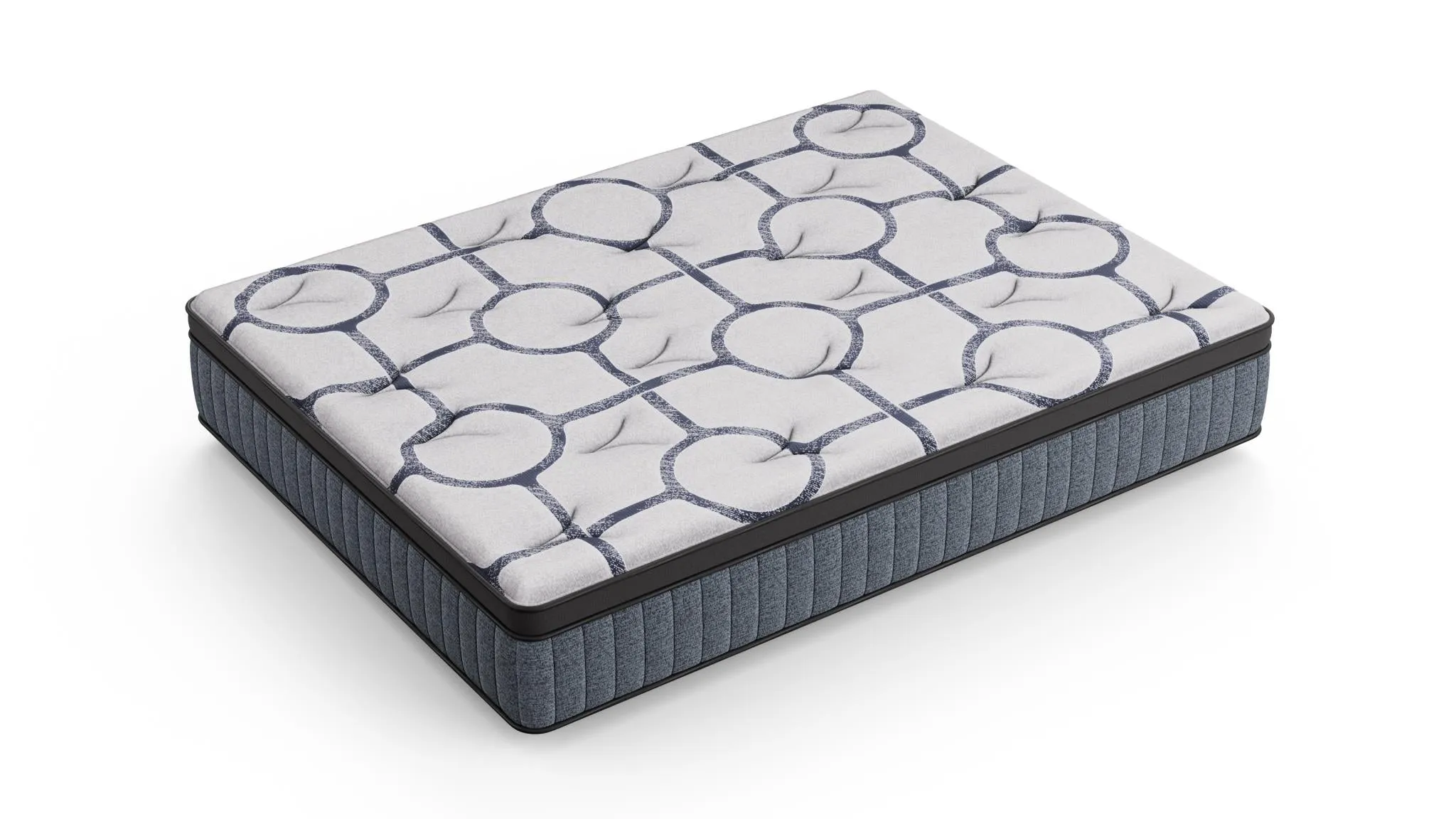 Dreamstage Value Amethyst Euro Top 15" Medium Grey Full Mattress