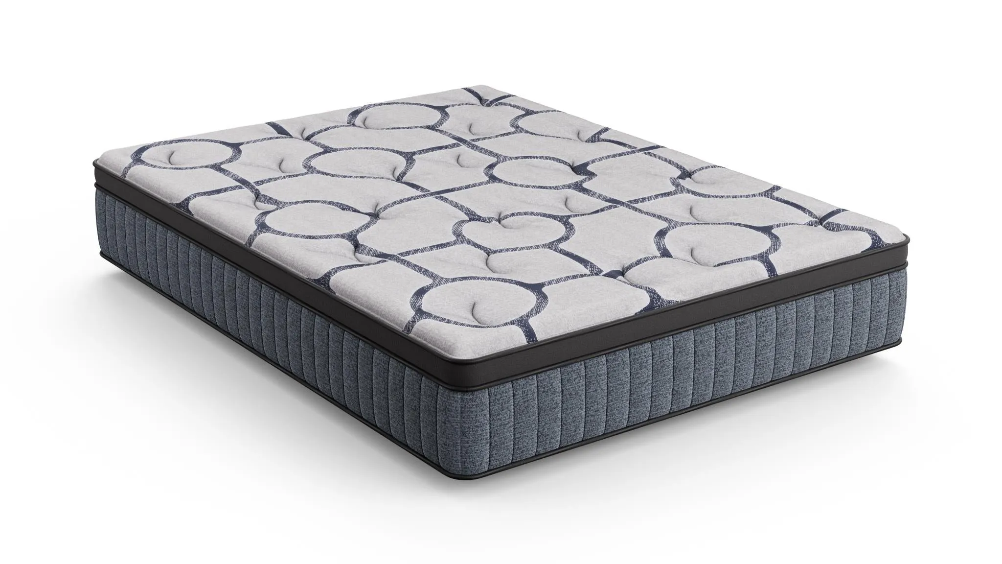 Dreamstage Value Amethyst Euro Top 15" Medium Grey Full Mattress
