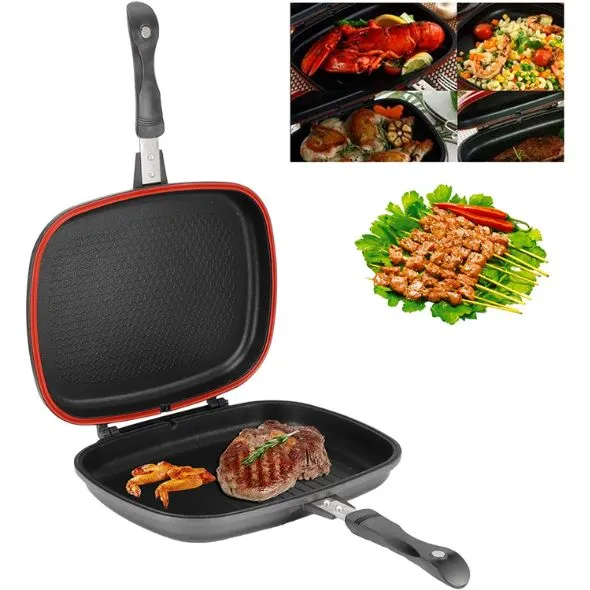 Dual Nonstick Grill Pan - 32CM