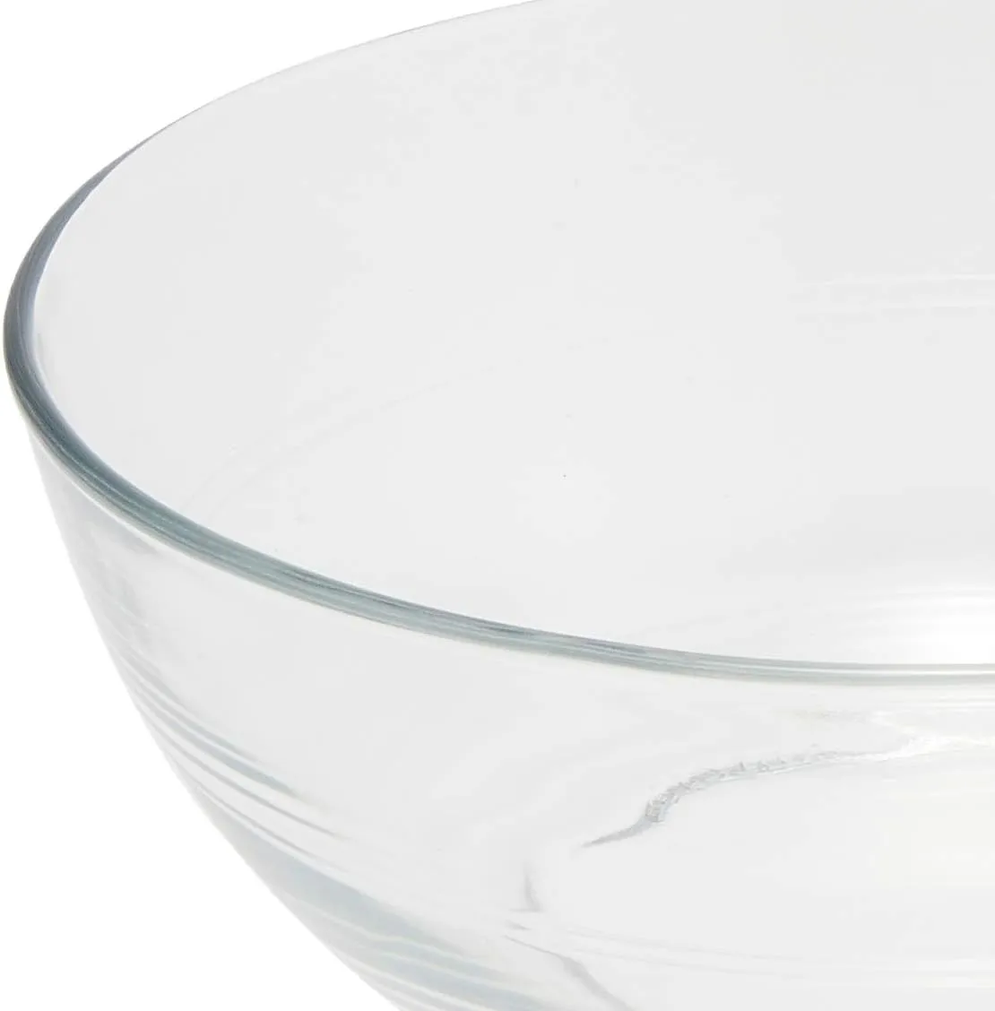 Duralex Made In France Lys 1Quart Clear Round Bowl, Set of 6